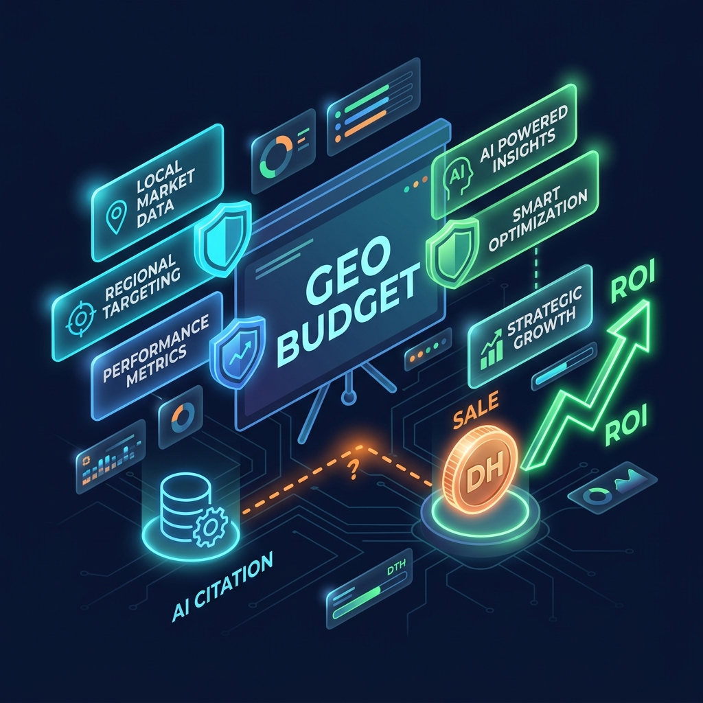 Comment justifier un budget GEO sans pouvoir tracer chaque vente (guide Maroc)